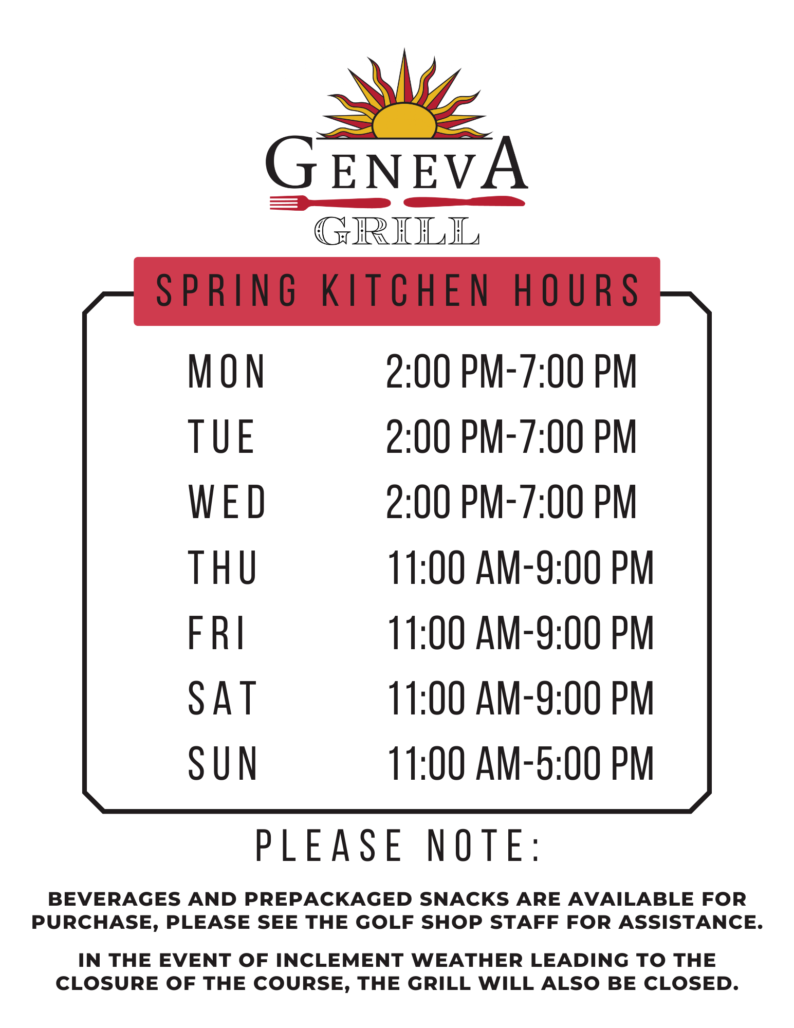 Geneva Grill Spring Hours 2024 v3