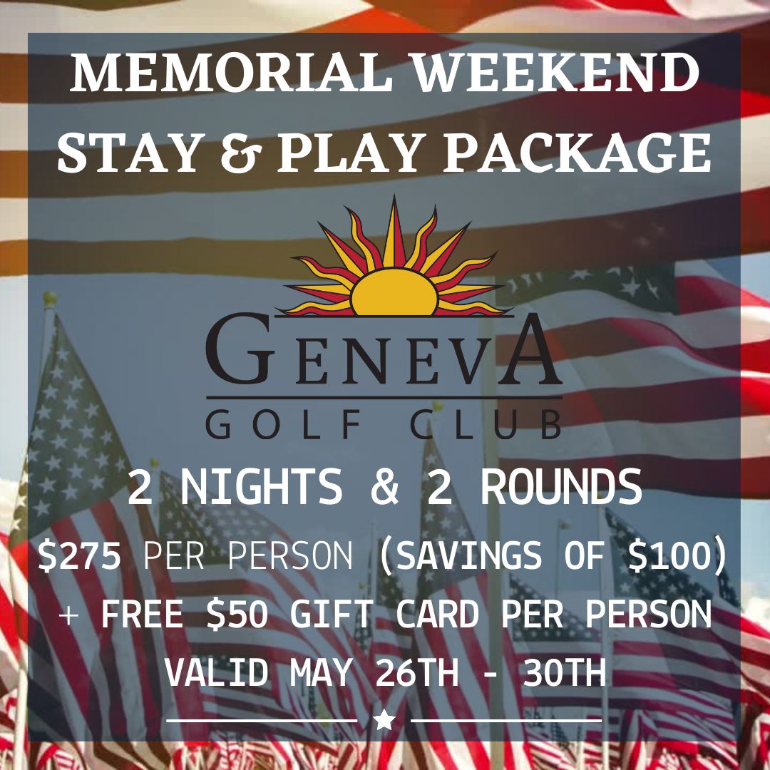 Memorial Weekend Stay & Play Special